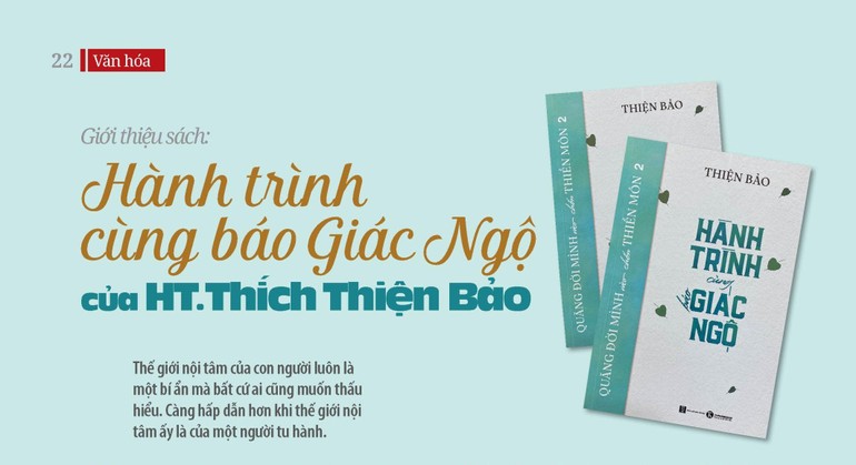 Bài trên Báo Giác Ngộ số 1164 - Thiết kế: Phòng Mỹ thuật BGN/Tống Viết Diễn