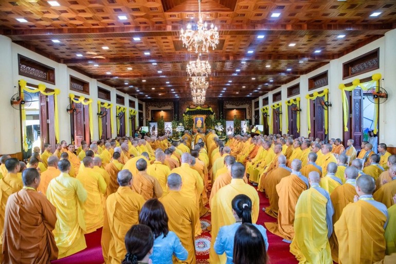 Trang nghiêm khóa lễ tưởng niệm Hòa thượng Thích Từ Ý - khai sơn tổ đình Hòa An