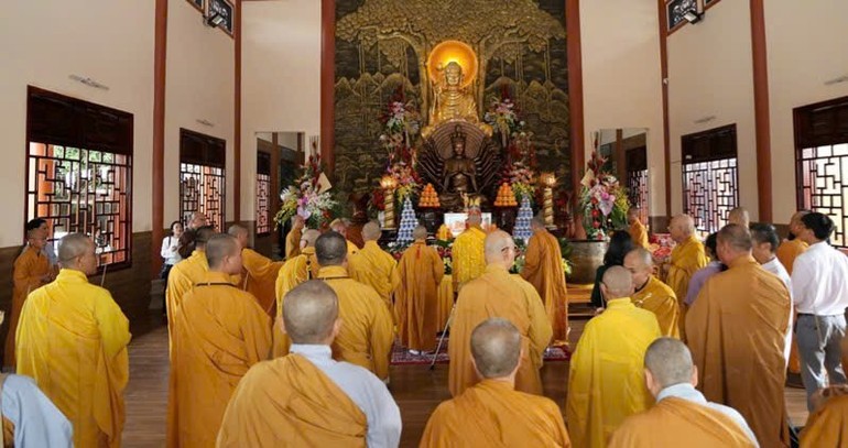 Đại hùng bảo điện mới của chùa Phước Tịnh 