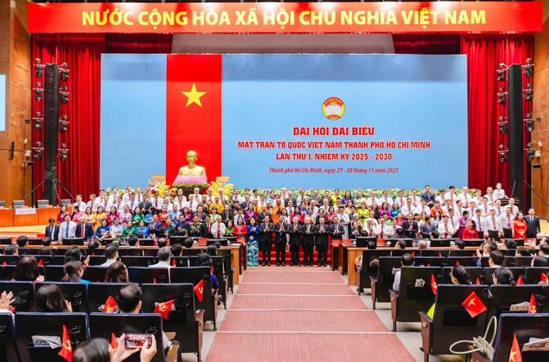 Ủy ban MTTQVN TP.HCM khóa I, nhiệm kỳ 2025-2030 ra mắt đại hội