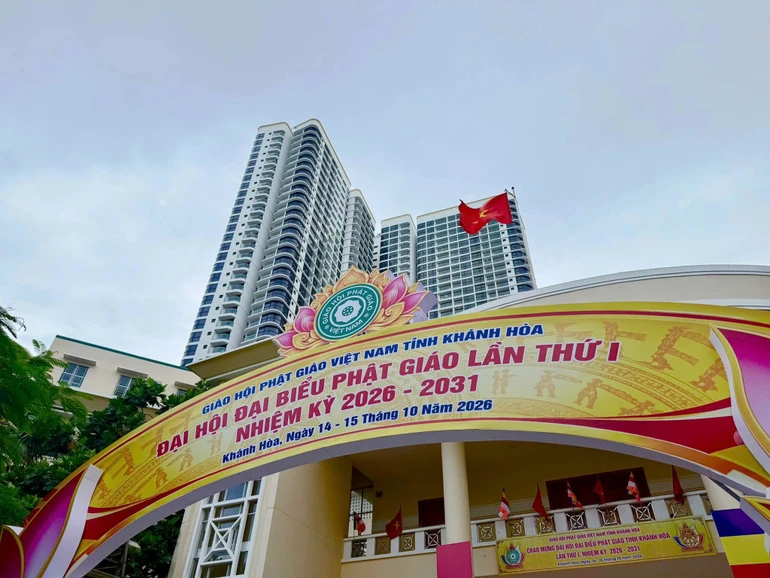 Đại hội đại biểu Phật giáo tỉnh Khánh Hòa lần thứ I, nhiệm kỳ 2026-2031 sẽ được tổ chức tại Hội trường Đảng ủy Nha Trang