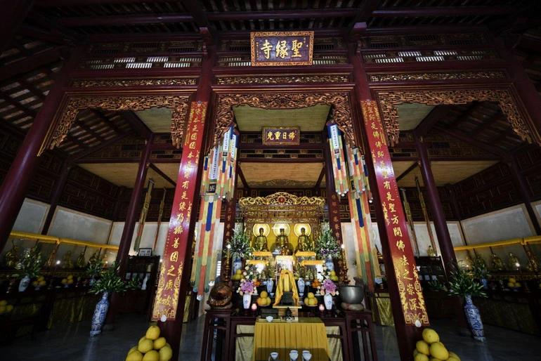 Chánh điện quốc tự Thánh Duyên - Ảnh: Quảng Đạo/BGN