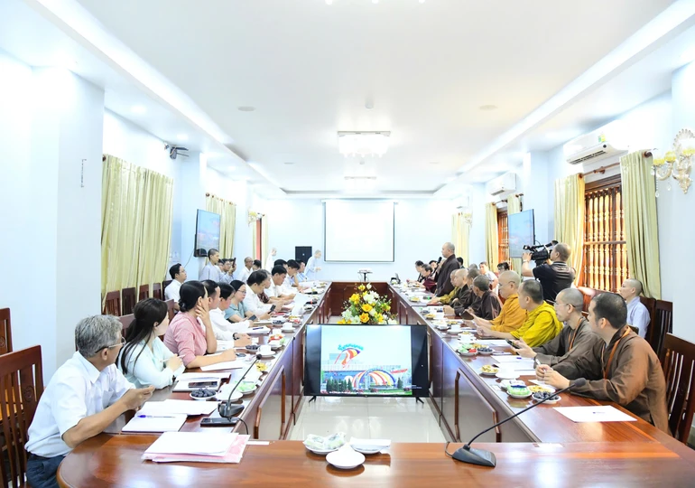 Phiên họp trao đổi về công tác chuẩn bị cho các sự kiện văn hóa diễn ra tại Đại lễ Vesak Liên Hiệp Quốc 2025 