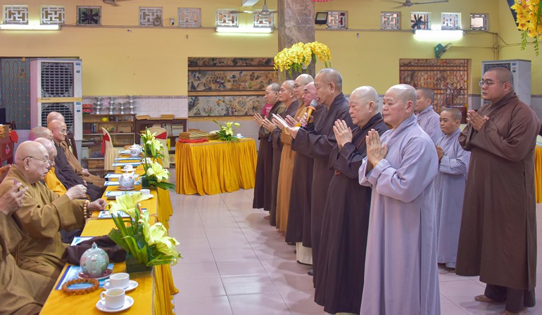 Ban Trị sự GHPGVN Q.8 tuyên bố dừng hoạt động từ ngày 1-7 - Ảnh: Quảng Đạo/BGN