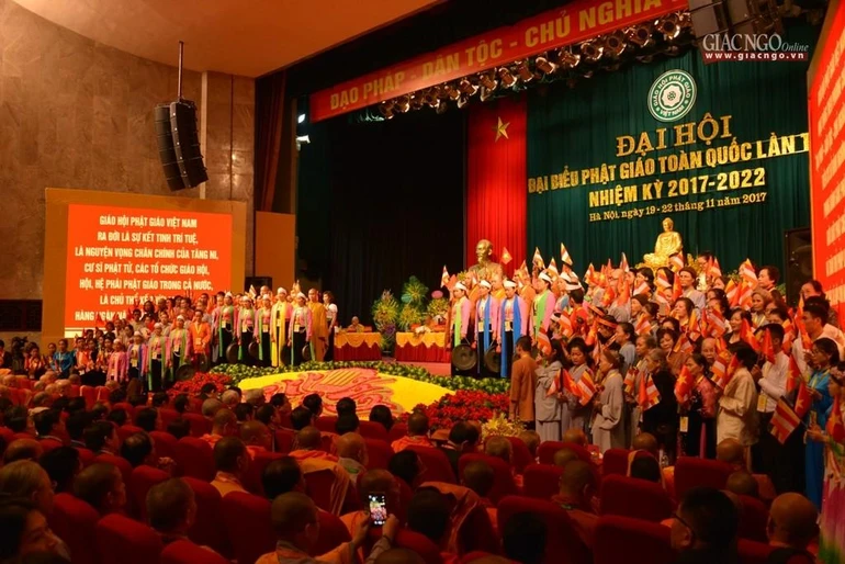 Đại hội đại biểu Phật giáo toàn quốc lần thứ VIII - Ảnh: Bảo Toàn