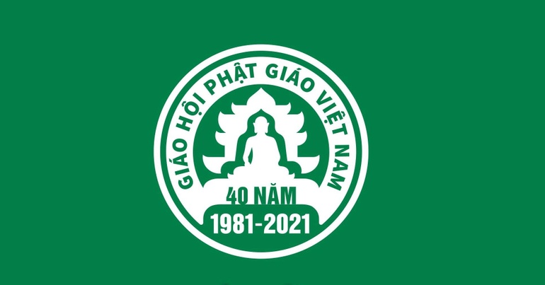 Logo chính thức Đại lễ Kỷ niệm 40 năm thành lập GHPGVN do Trung ương Giáo hội công bố