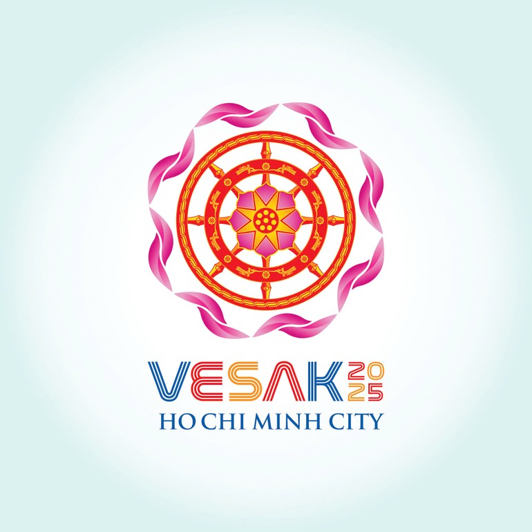 Logo chính thức của Đại lễ Vesak Liên Hiệp Quốc 2025 tổ chức tại TP.HCM, Việt Nam đã được ICDV chọn và thông qua