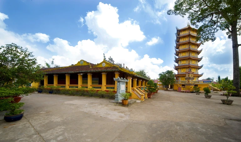 Tổ đình Hội Khánh - địa điểm giới trường tập trung Đại giới đàn Trí Tấn - Ảnh: Võ Văn Tường