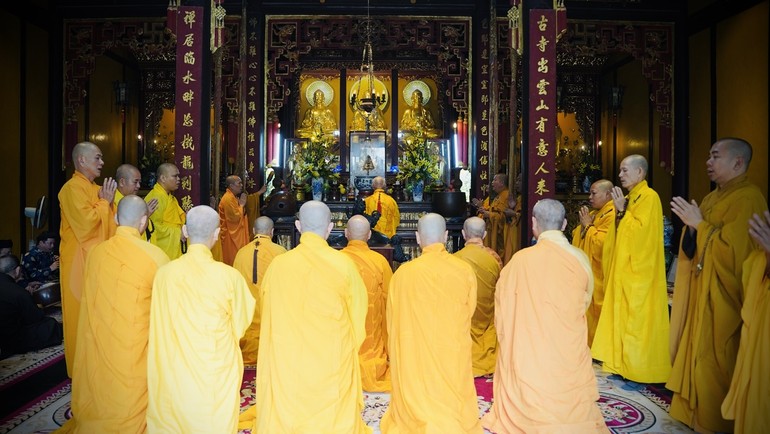 Lễ húy nhật tưởng niệm 41 năm ngày Đại lão Hòa thượng Thích Trí Thủ, Đệ nhất Chủ tịch Hội đồng Trị sự GHPGVN tại tổ đình Báo Quốc (Huế)