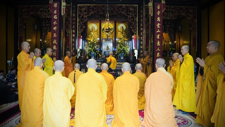 Lễ húy nhật tưởng niệm 41 năm ngày Đại lão Hòa thượng Thích Trí Thủ, Đệ nhất Chủ tịch Hội đồng Trị sự GHPGVN tại tổ đình Báo Quốc (Huế)