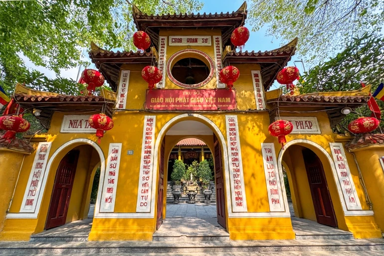 Chùa Quán Sứ (Hà Nội) - trụ sở Trung ương GHPGVN - Ảnh: TL