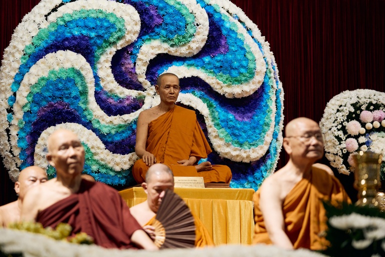 Hệ phái Phật giáo Nam tông Kinh tưởng niệm 44 năm ngày Đại lão Hòa thượng Hộ Tông (1893-1981) viên tịch tại chùa Bửu Long (TP.HCM) - Ảnh: Tổ đình Bửu Long