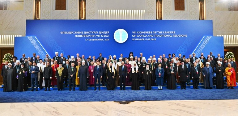 Đại diện các tôn giáo lớn trên thế giới tham dự Đại hội các nhà lãnh đạo tôn giáo thế giới lần thứ 8 tại Kazakhstan