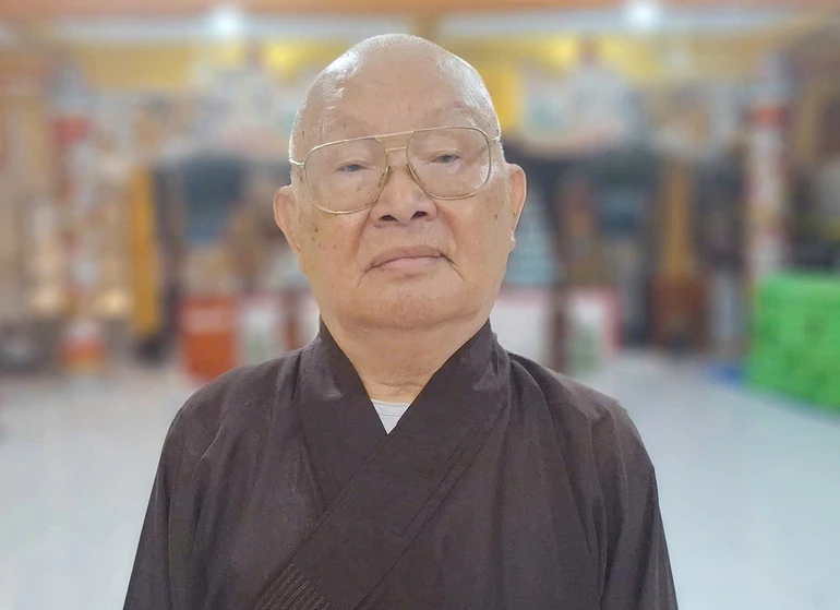 Hòa thượng Thích Giác Thuận, viện chủ chùa Như Lai (P.An Nhơn, TP.HCM)