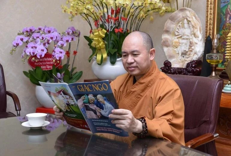 Thượng tọa Thích Đức Thiện - Ảnh: Bảo Toàn