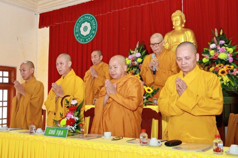 Hội nghị tổng kết năm 2025 của Ban Trị sự GHPGVN tỉnh Đắk Lắk diễn ra tại chùa Sắc tứ Khải Đoan