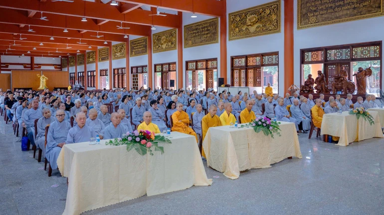 Khóa tu Một ngày an lạc “Tỉnh thức về nguồn” lần thứ I - 2026 chính thức khai giảng tại giảng đường chùa Quốc Ân Khải Tường