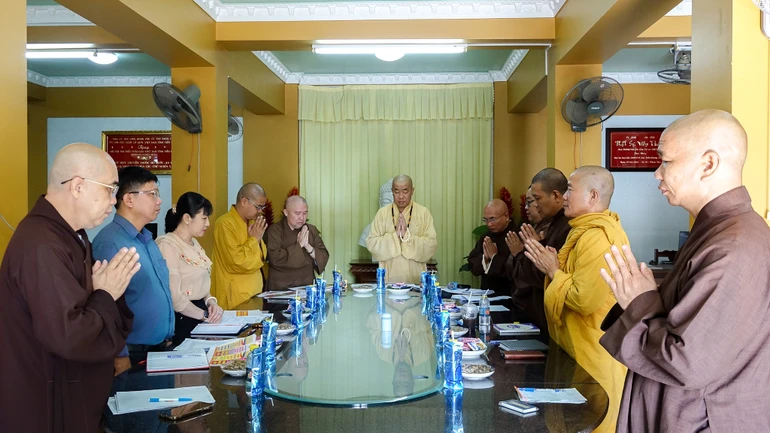 Ban Trị sự Phật giáo tỉnh Đồng Tháp họp rà soát công tác chuẩn bị Đại hội đại biểu Phật giáo tỉnh lần thứ I, nhiệm kỳ 2026-2031