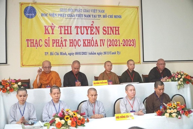 Chư tôn đức chứng minh lễ khai mạc kỳ thi