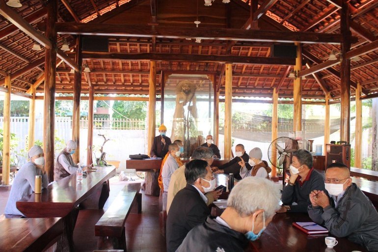 Ban Trị sự Phật giáo huyện họp định kỳ nhằm triển khai, thảo luận các hoạt động Phật sự