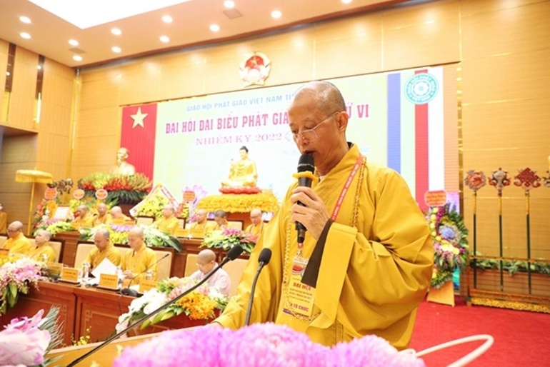 Thượng tọa Thích Minh Nghiêm được tái suy cử Trưởng ban Trị sự Phật giáo tỉnh Phú Thọ nhiệm kỳ 2022-2027