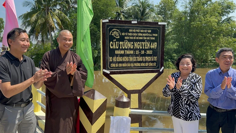 Khánh thành cầu bê-tông Tường Nguyên 449 tại tỉnh Sóc Trăng