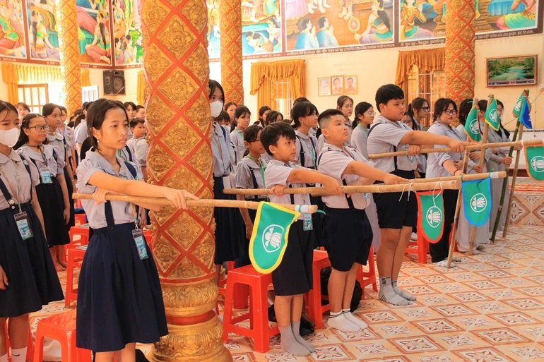 Phân ban Gia đình Phật tử tỉnh Sóc Trăng tổ chức liên trại huấn luyện Anoma - Ni Liên - Tuyết Sơn