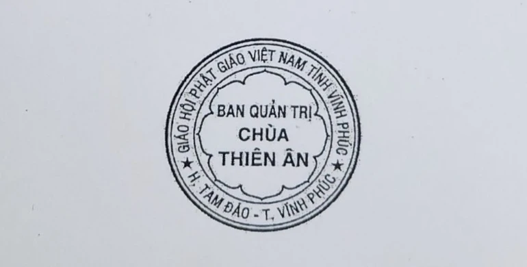 Mẫu con dấu Ban Quản trị cơ sở tự viện do Cục Cảnh sát quản lý hành chính về trật tự xã hội (Bộ Công an) hướng dẫn