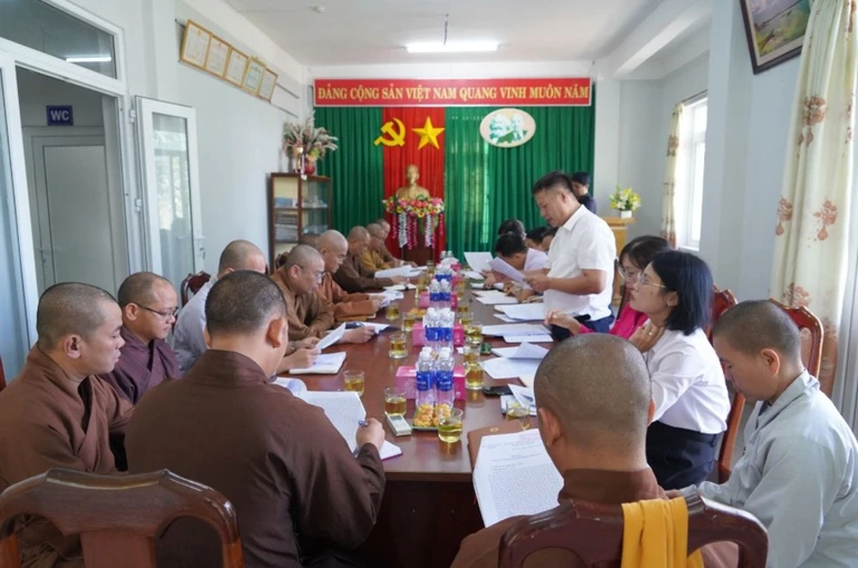 Buổi làm việc tại Trụ sở Ban Tôn giáo tỉnh Đắk Nông