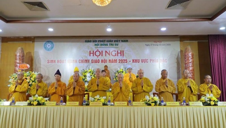 Hội nghị sinh hoạt Giáo hội năm 2025 dành cho các tỉnh thành khu vực phía Bắc, diễn ra tại Trụ sở Trung ương GHPGVN