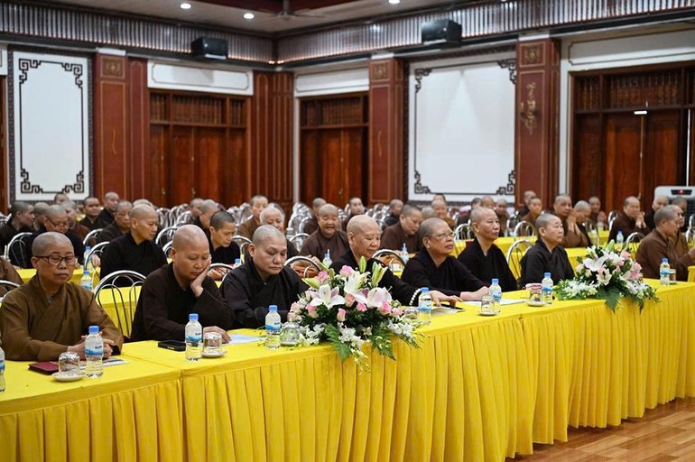 Phân ban Ni giới GHPGVN TP.Hà Nội tổ chức tổng kết Đại lễ tưởng niệm Đức Thánh Tổ Ni Đại Ái Đạo, tại chùa Trăm Gian