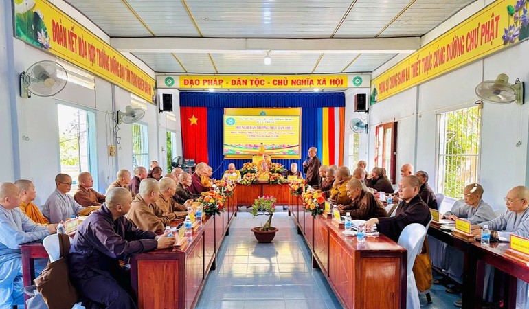 Hội nghị Ban Thường trực nhằm hiệp thương nhân sự các Trưởng ban trực thuộc và đặt trụ sở Ban Trị sự GHPGVN tỉnh