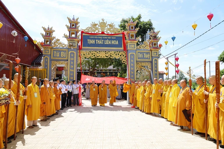 Thượng bảng tịnh thấy Liên Hoa, xã Đức Huệ, tỉnh Tây Ninh