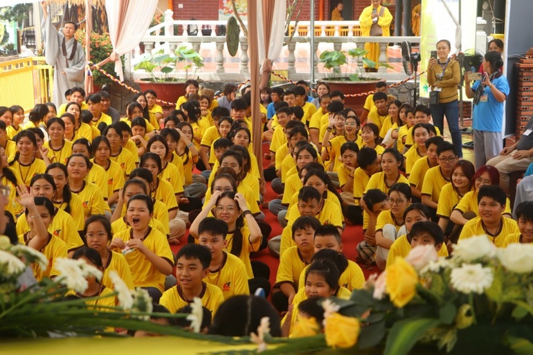  Khóa tu mùa hè Hương sen Đồng Khởi lần 3, dành cho thanh thiếu niên tại chùa Bảo Tâm