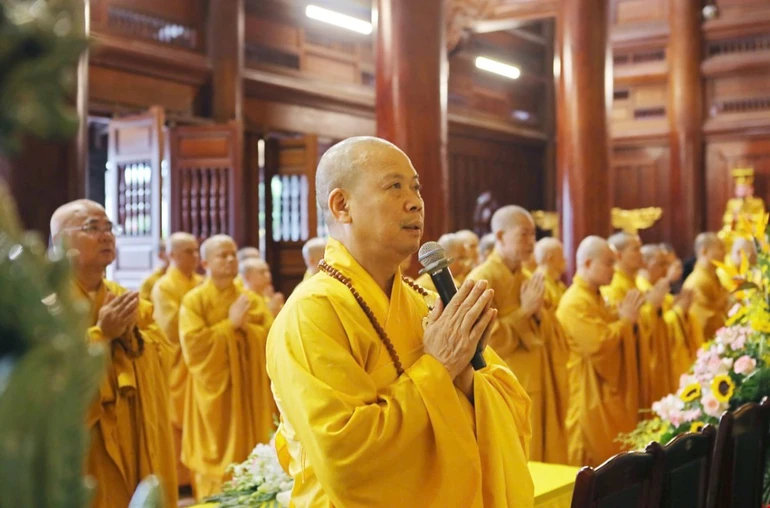 Ban Trị sự Phật giáo tỉnh Thái Nguyên tổ chức Lễ tạ pháp kết thúc khóa An cư kiết hạ