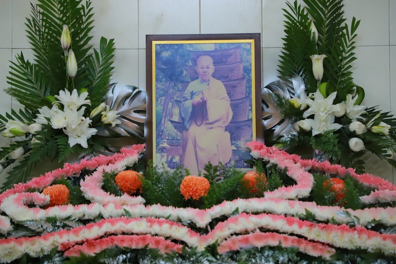 Di ảnh Ni sư Thích nữ Diệu Hữu, nguyên Trưởng ban Ni bộ Bắc tông tỉnh Bạc Liêu 