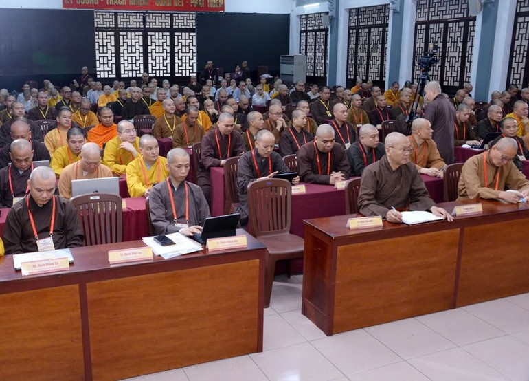 Chư tôn đức tham dự Khóa tập huấn bình dân học vụ số do Văn phòng II T.Ư tổ chức