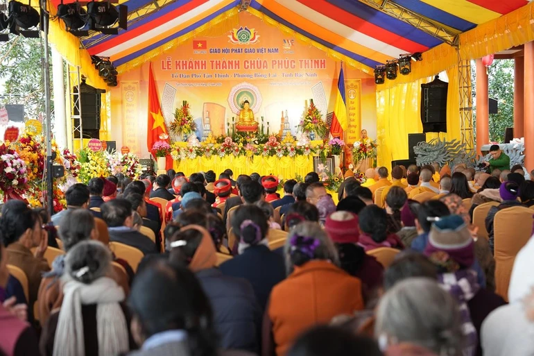 Bắc Ninh: Khánh thành chùa Phúc Thịnh sau 10 năm tái thiết 