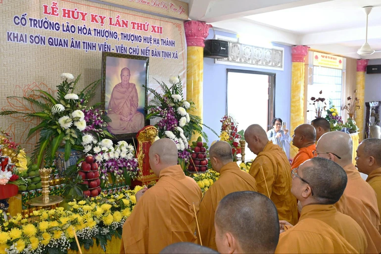 Lễ tưởng niệm 14 năm ngày viên tịch Trưởng lão Hòa thượng Thích Huệ Thành tại Quan Âm tịnh viện