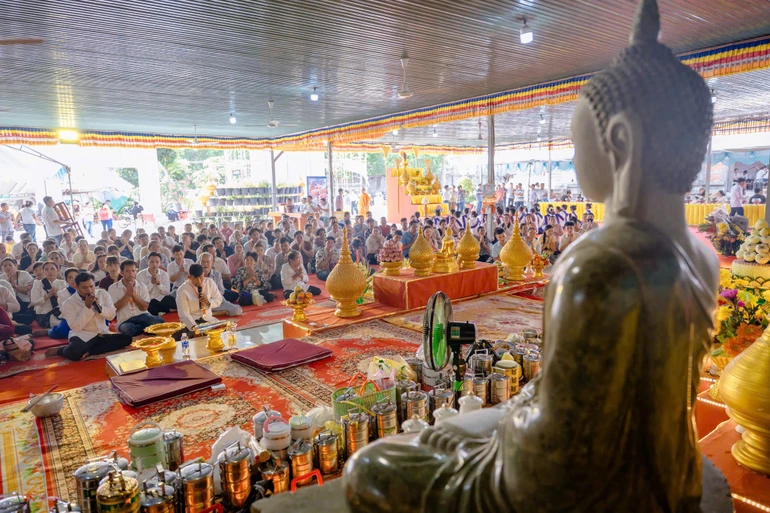 Đón Tết Chôl Chnăm Thmây tại chùa Kim Tông Quang