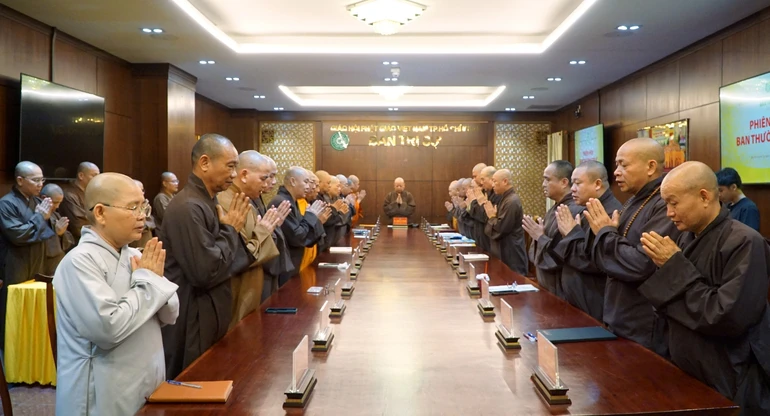 Ban Thường trực Ban Trị sự TP.HCM họp lần đầu tiên sau đại hội