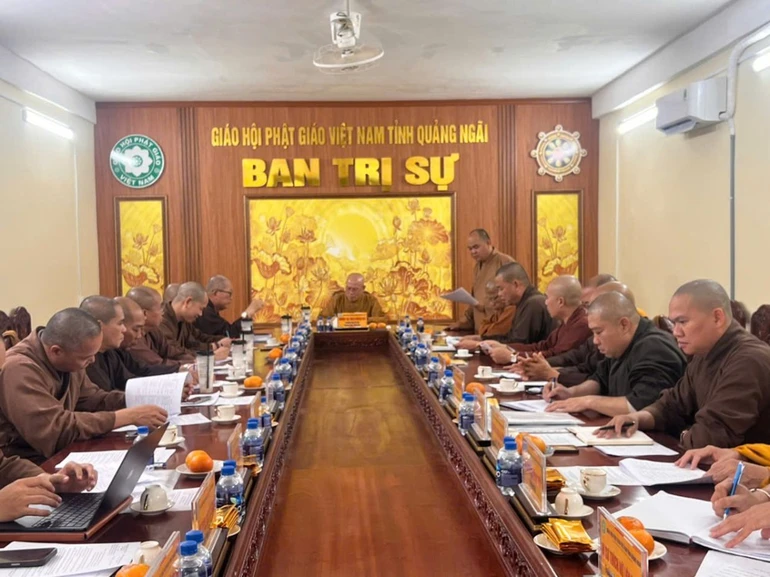 Buổi họp của Ban Thường trực Ban Trị sự Phật giáo tỉnh