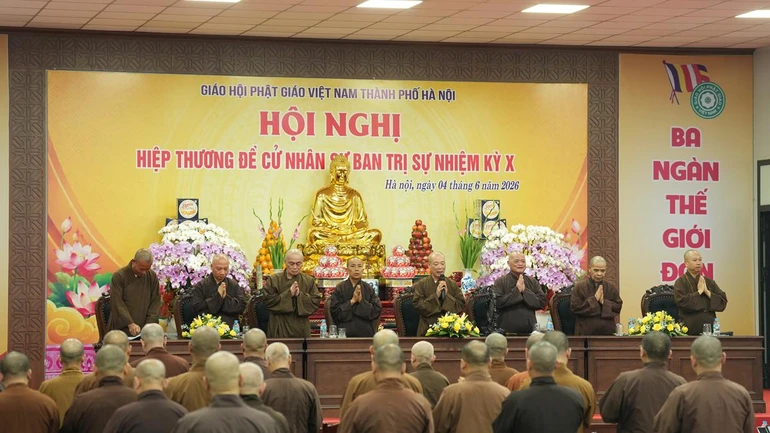 Hội nghị hiệp thương đề cử nhân sự Ban Trị sự Phật giáo Thủ đô lần thứ X, nhiệm kỳ 2026-2031