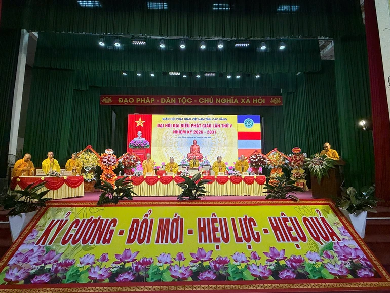 Phiên thứ nhất Đại hội đại biểu Phật giáo tỉnh Cao Bằng