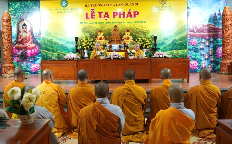 Chư Tăng Ni hành giả hạ trường tổ chức lễ tạ pháp khóa An cư kiết hạ