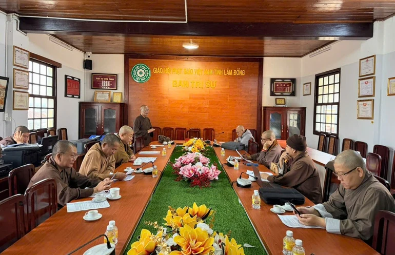 Tiểu ban Nội dung họp chuẩn bị nội dung cho Đại hội đại biểu Phật giáo tỉnh