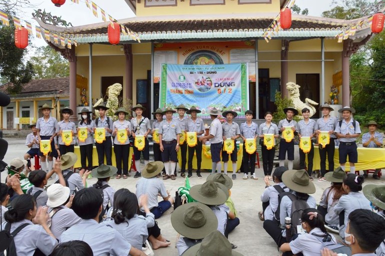 Phân ban Gia đình Phật tử huyện Thăng Bình, tỉnh Quảng Nam kỷ niệm ngày Dũng
