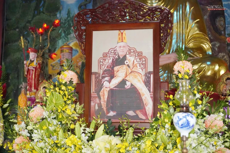 Tưởng niệm Hòa thượng Thích Quảng Tường, nguyên Chánh đại diện Phật giáo huyện Củ Chi tại chùa Hoằng Linh