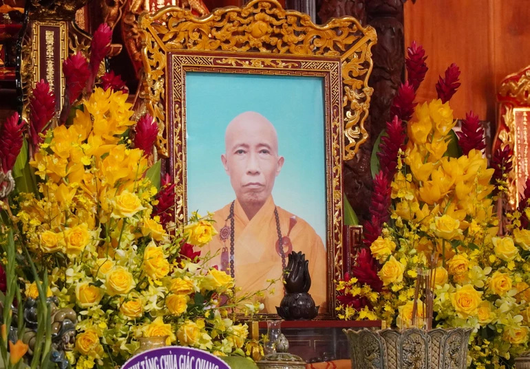 Di ảnh Hòa Thượng Thích Như Thọ tại Tổ đường chùa Bửu Đà