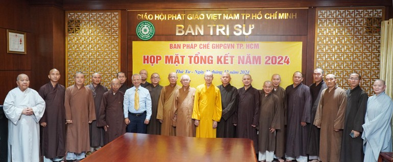 Ban Pháp chế GHPGVN TP.HCM họp mặt tổng kết năm 2024